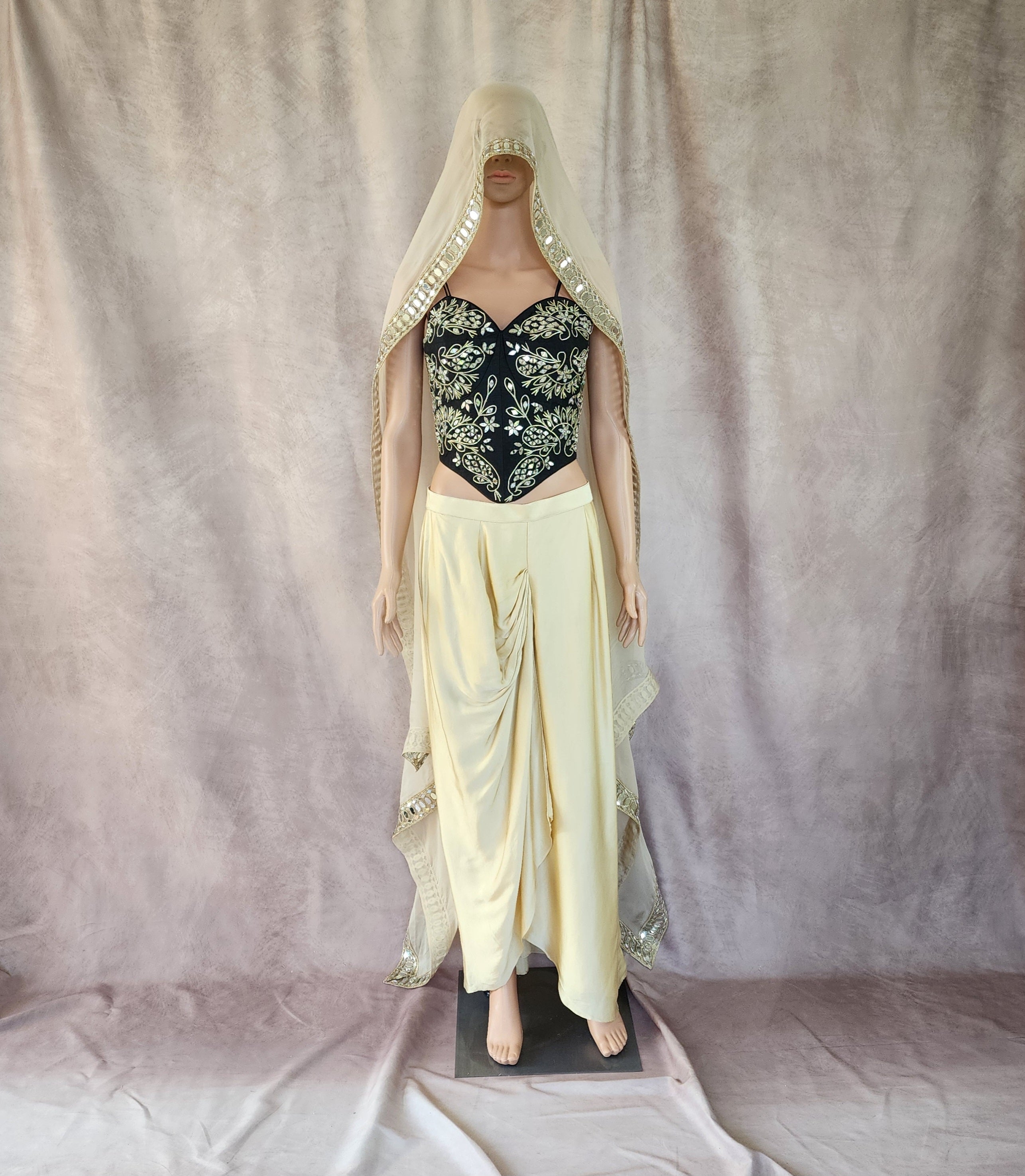 Black Mirror Corset Sett