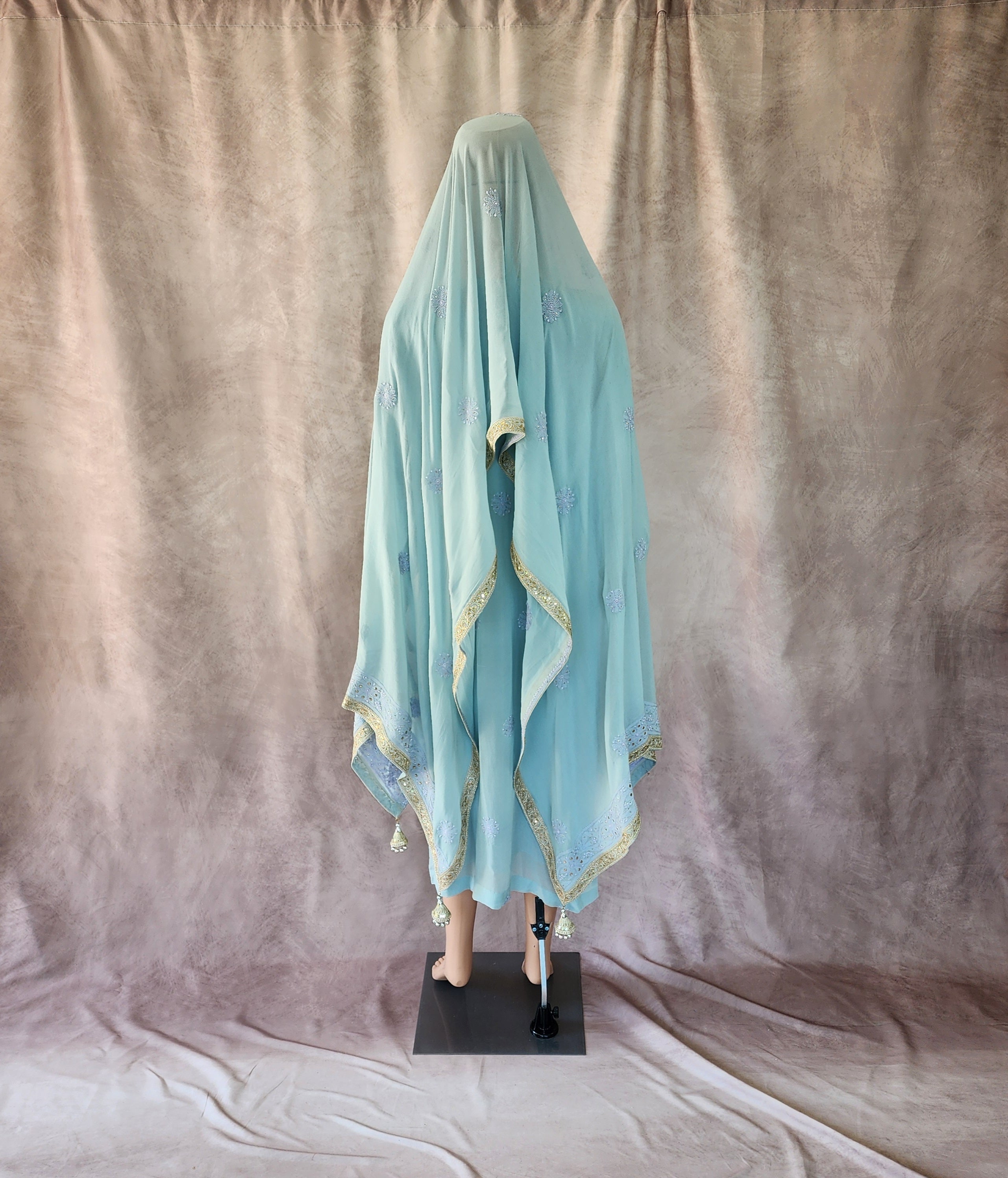 Blue Chikankari Suit