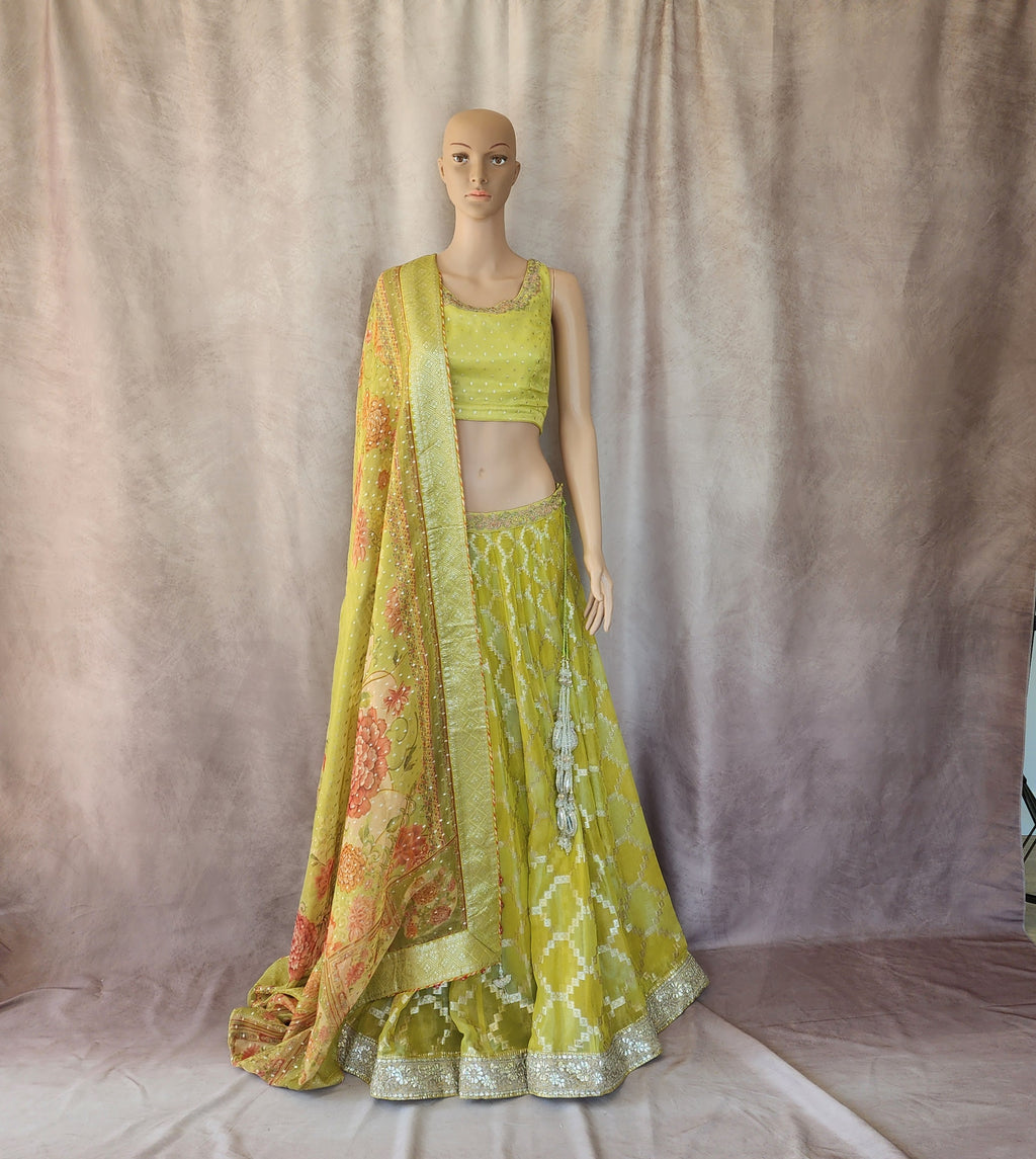 Green Lehenga
