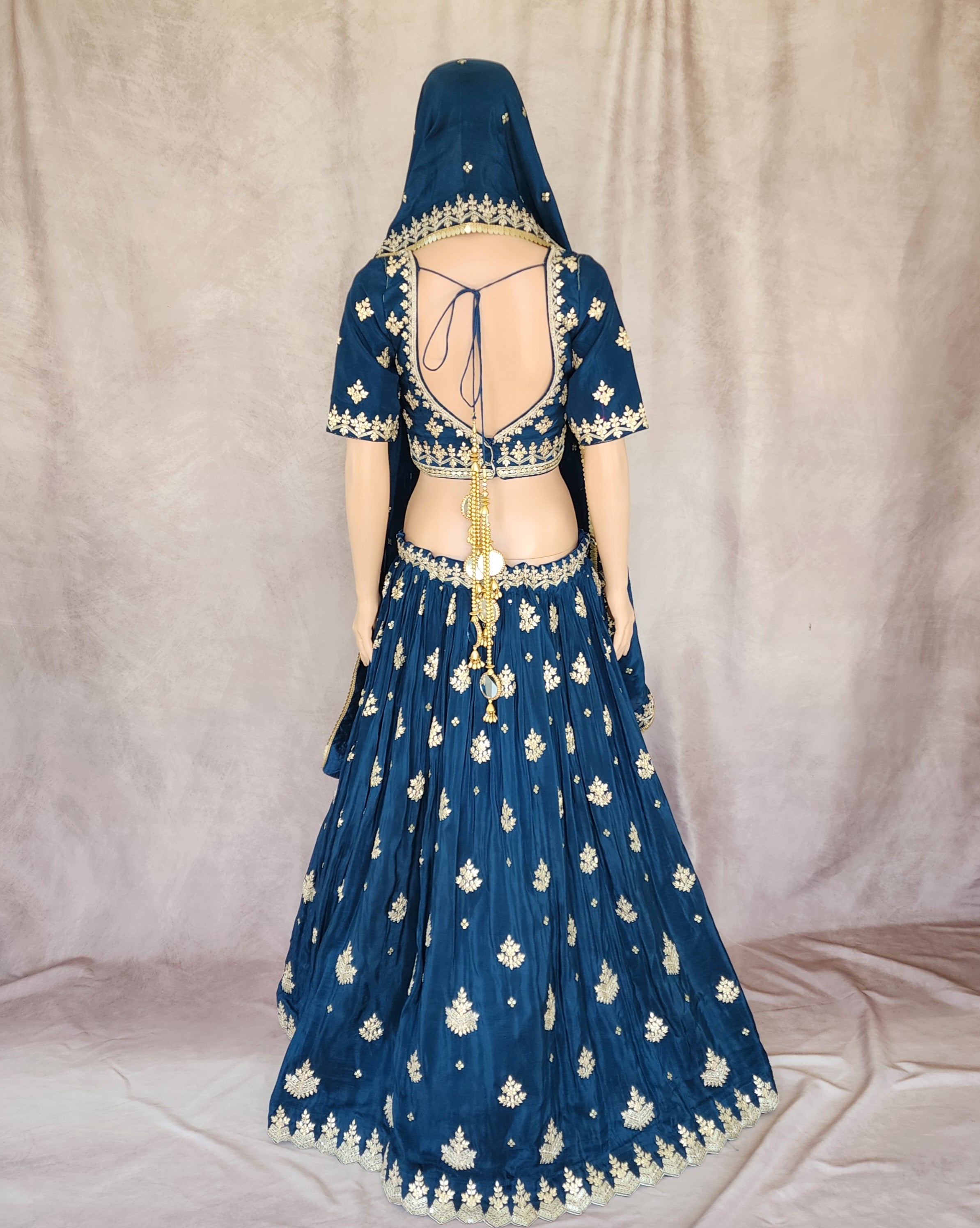 Petrol Blue Lehenga