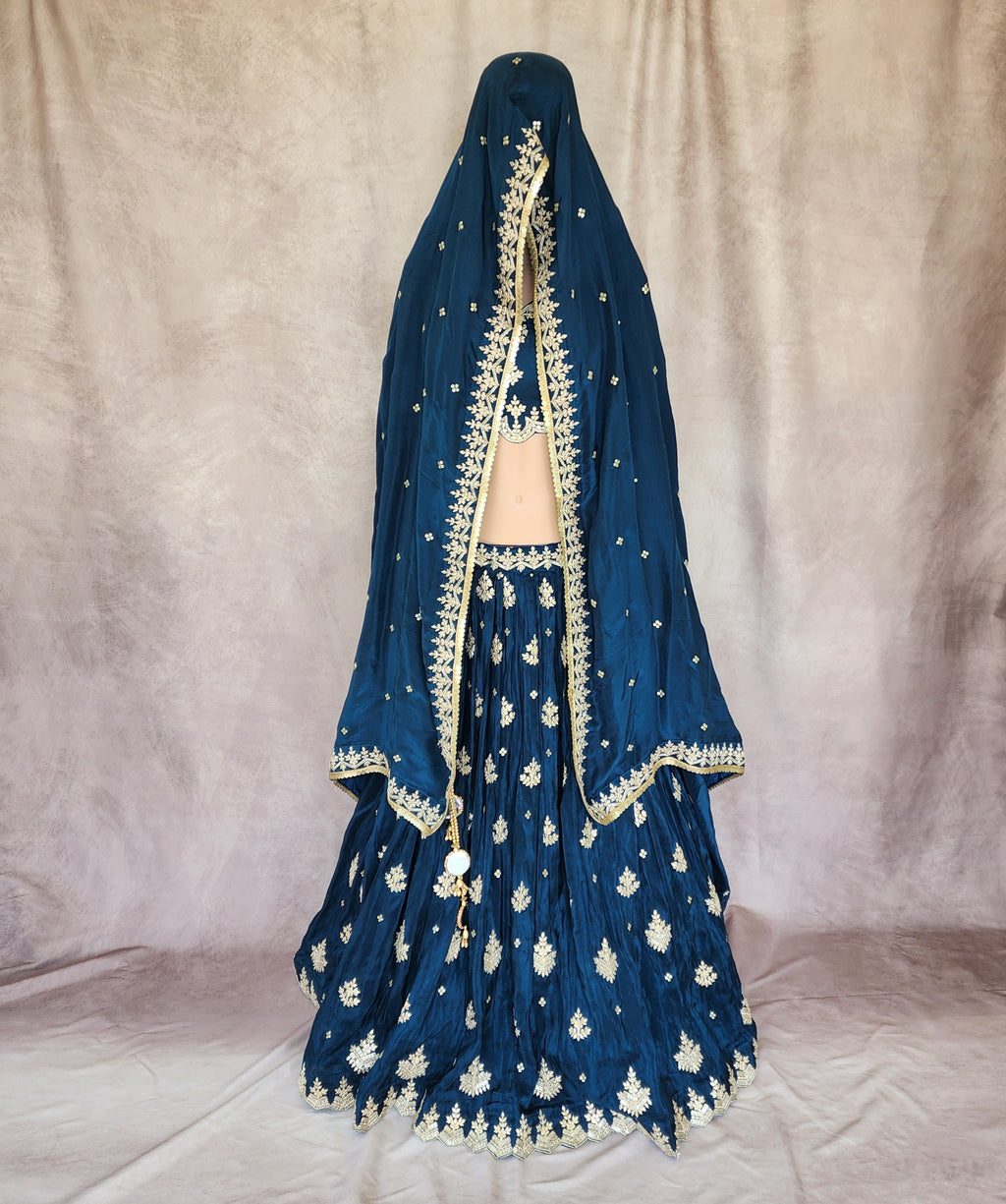 Petrol Blue Lehenga