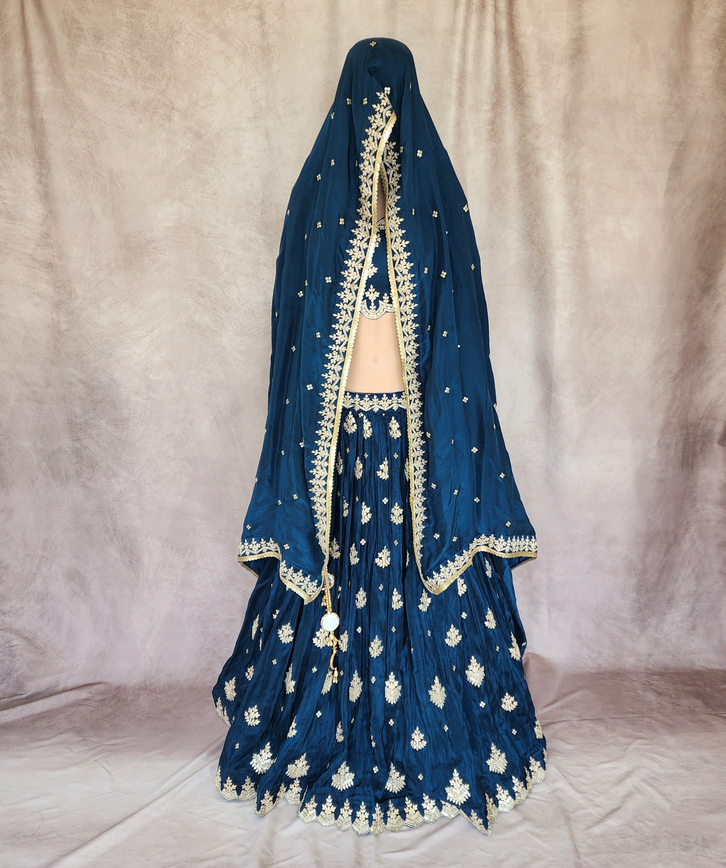Petrol Blue Lehenga