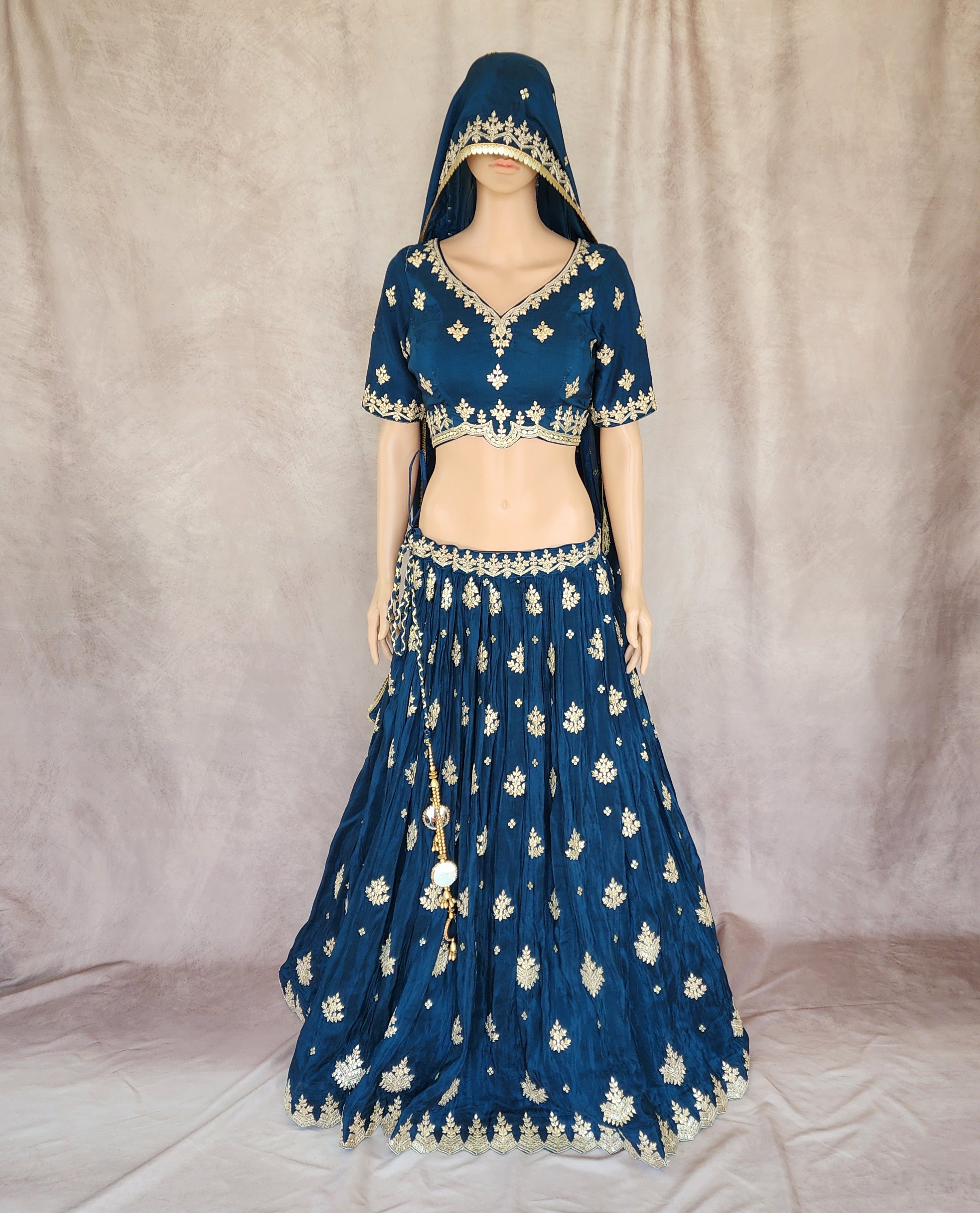 Petrol Blue Lehenga