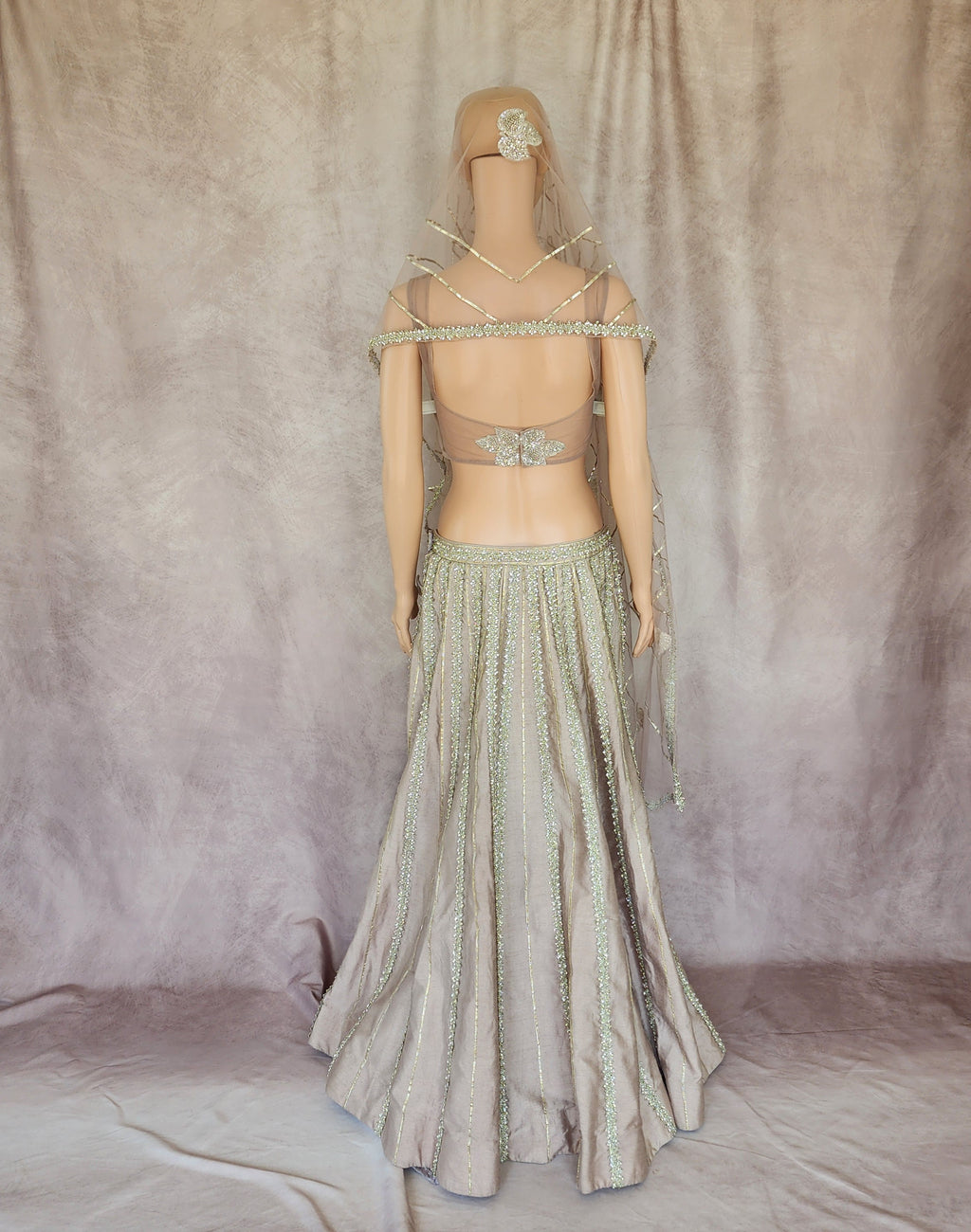 Dusty Lilac Lehenga