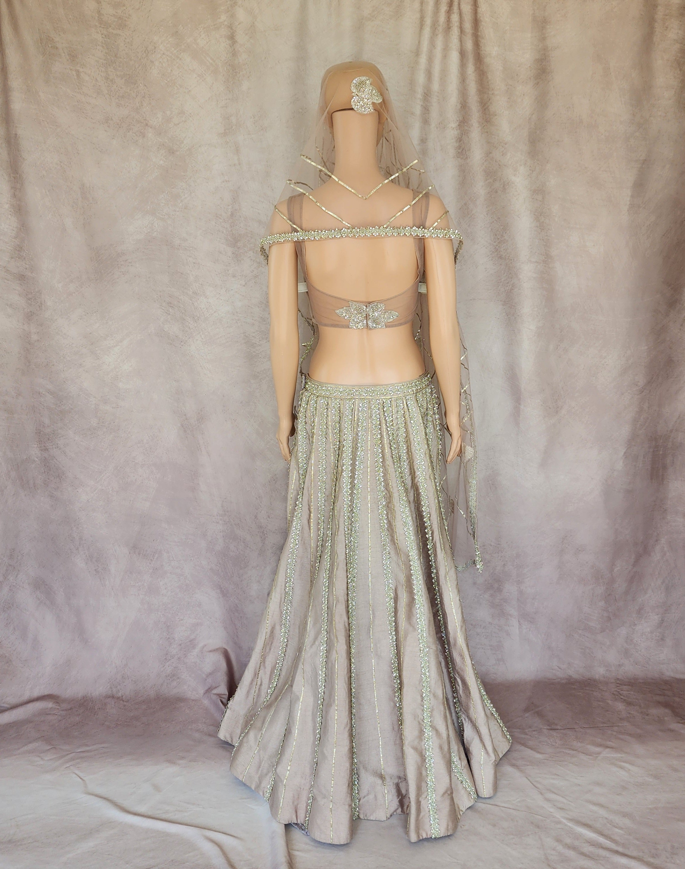 Dusty Lilac Lehenga