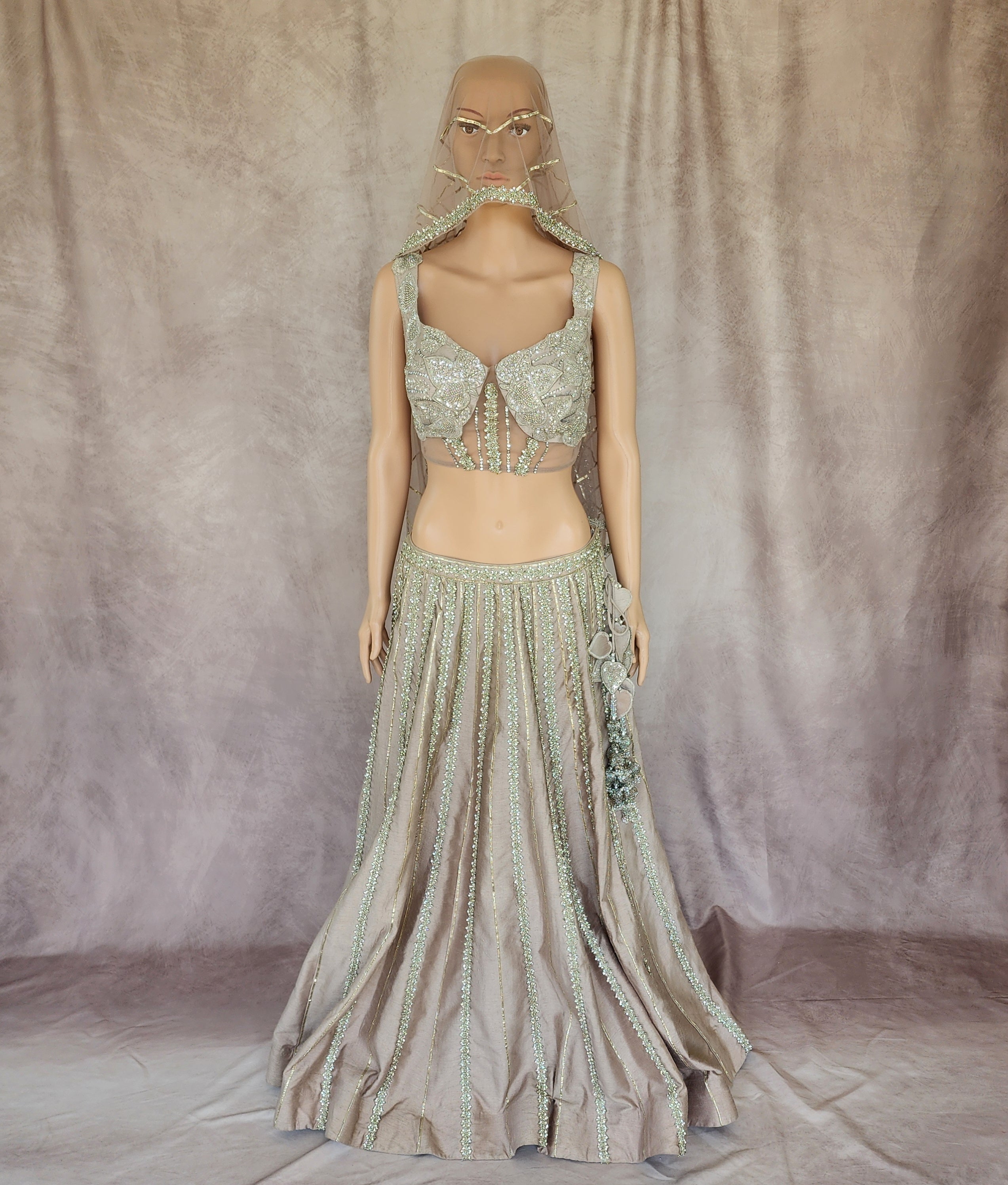 Dusty Lilac Lehenga