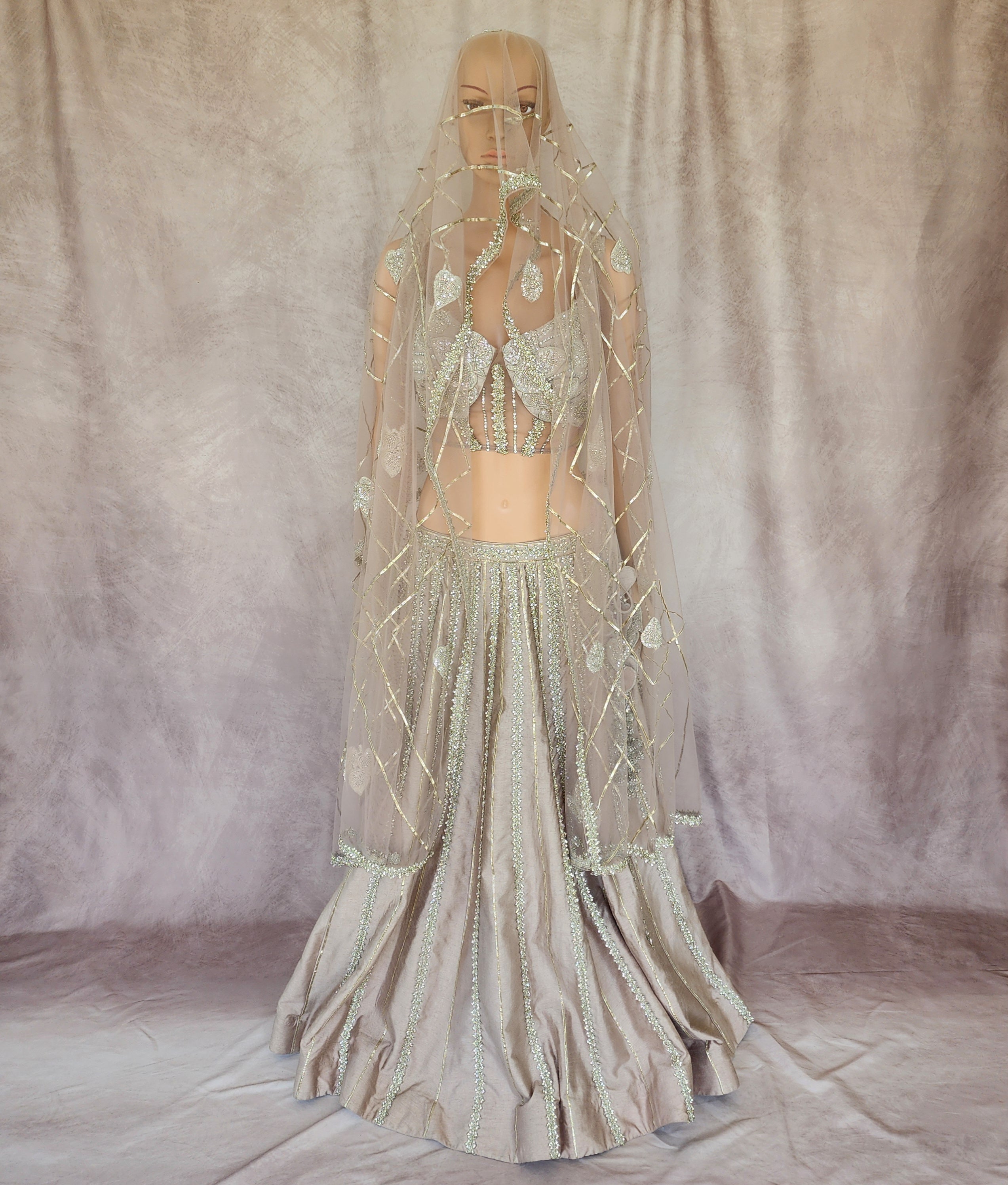 Dusty Lilac Lehenga
