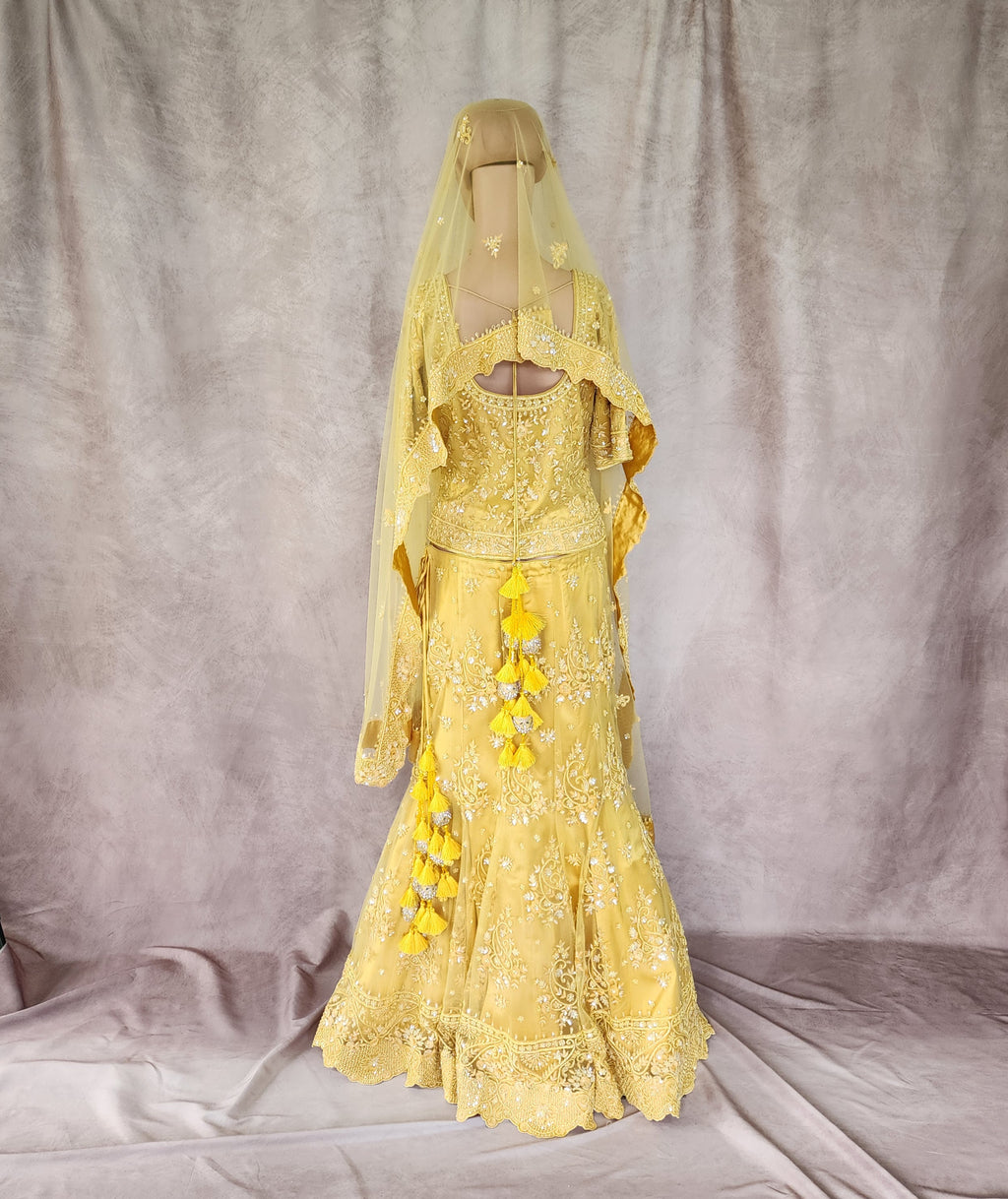 Yellow Mermaid Lehenga