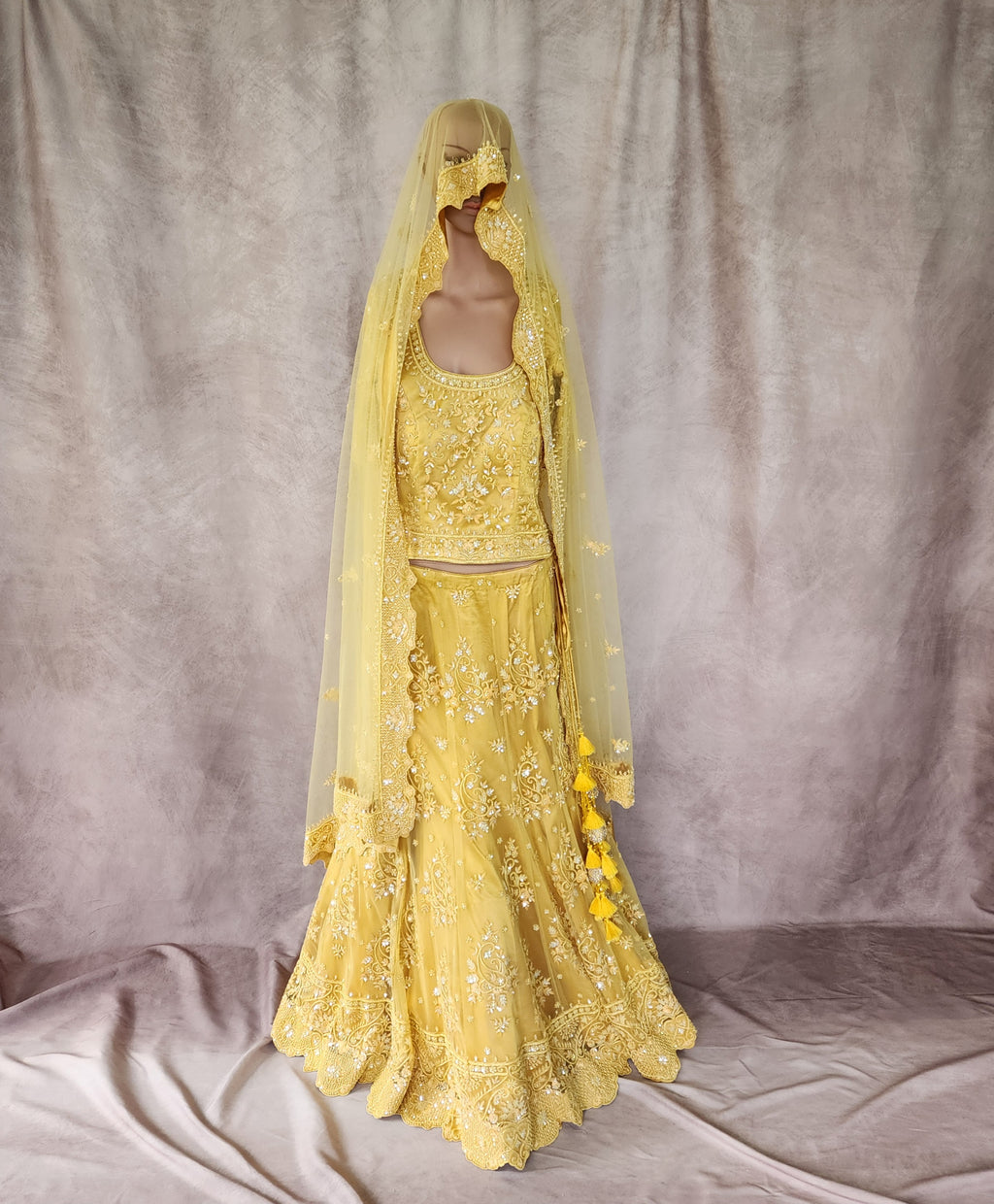Yellow Mermaid Lehenga